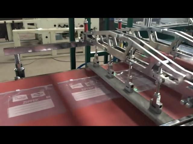 RT 700 BAG MAKING MACHINE WITH ZIPPER ATTACHMENT & AUTOMATIC SLIDER