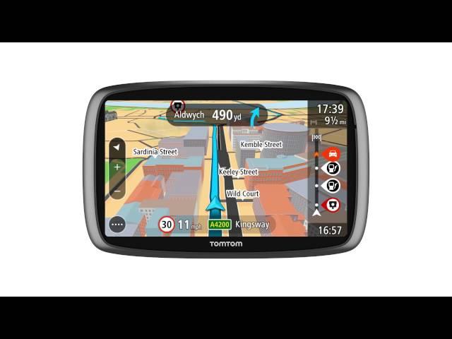 TomTom GO: Driving with the guidance view