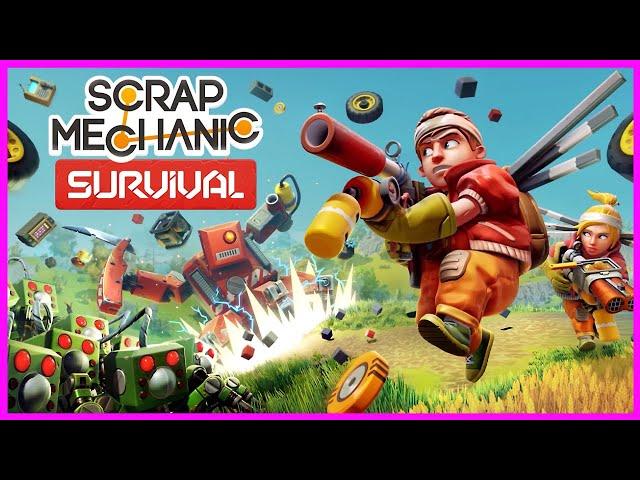 Скрап Механик все серии подряд -  Даник и Scrap Mechanic сборник интересных серий