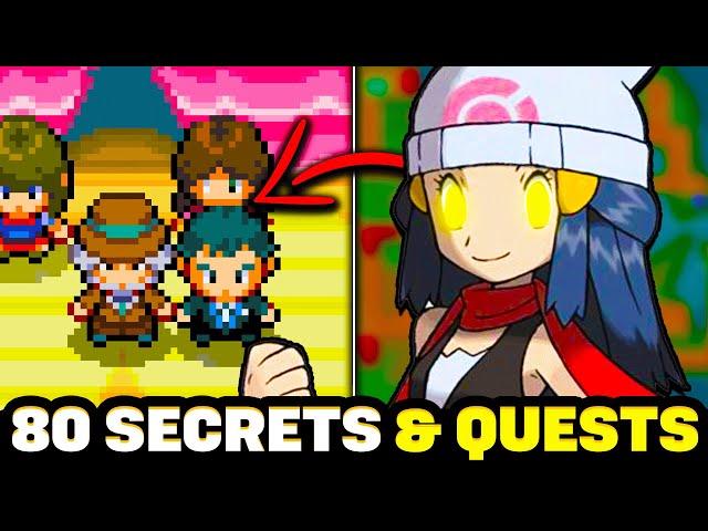 80 SECRETS & EVENTS in Pokémon Diamond, Pearl & Platinum You Should Know