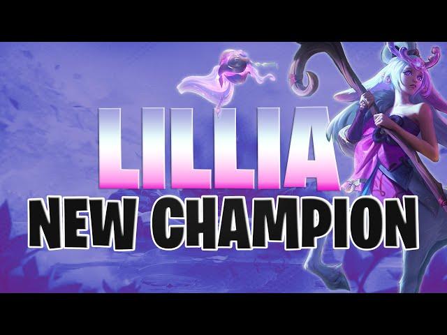 NEW CHAMPION REVEAL // Lillia First Impressions - The Tank Mage Jungler