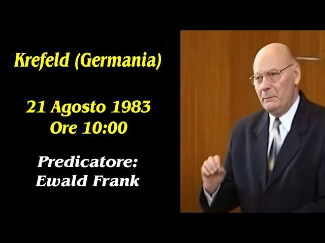 KREFELD (GERMANIA) 21 AGOSTO 1983 - EWALD FRANK