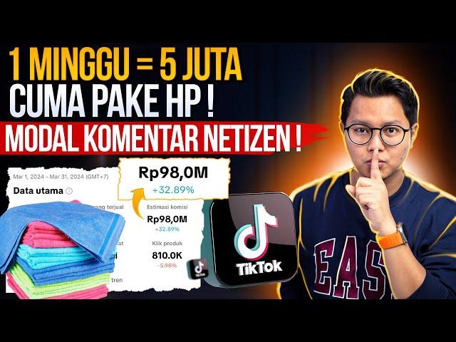 1 MINGGU DAPAT 5 JUTA CUMA DARI HP, KERJA SAMPINGAN MANA SEMUDAH INI, VIDEO HANDUK DI TIKTOK