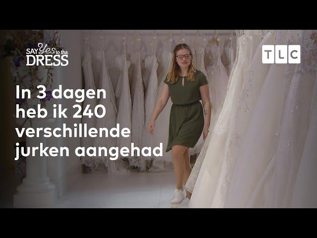 Kim Kötter zoekt haar trouwjurk uit. - Say Yes To The Dress: Benelux