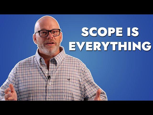 SCOPE Is Everything, In Project Management!