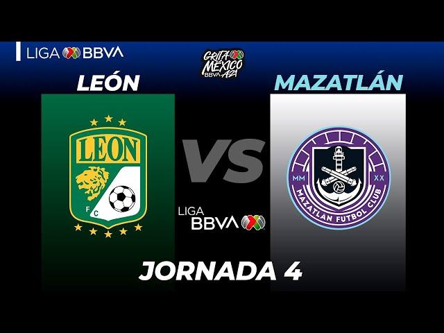 Resumen y Goles | León vs Mazatlán | Liga BBVA MX - Grita México A21 - Jornada 4