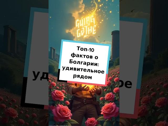 Топ-10 фактов о Болгарии: удивительное рядом #Болгария #факты #путешествия #культура #интересное
