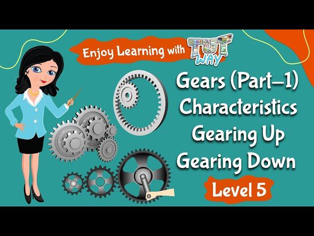 Gears (Part-1) | Characteristics | Gearing Up | Gearing Down | Science | Grade-4,5 | TutWay |