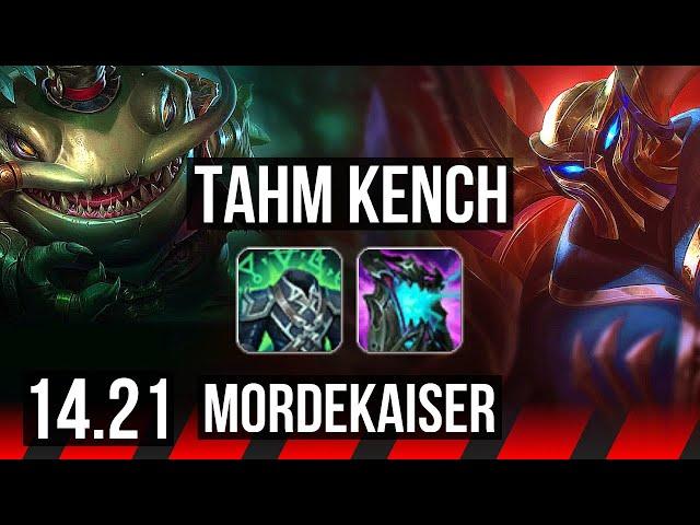 TAHM KENCH vs MORDEKAISER (TOP) | Rank 2 Tahm, 8/2/9 | EUNE Grandmaster | 14.21