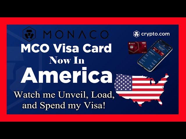 Monaco - Crypto.com - Watch me Unveil, Load, and Spend my Visa