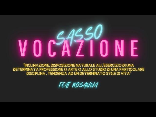 Sasso - Vocazione feat Rosanna Contreras (Official Video)