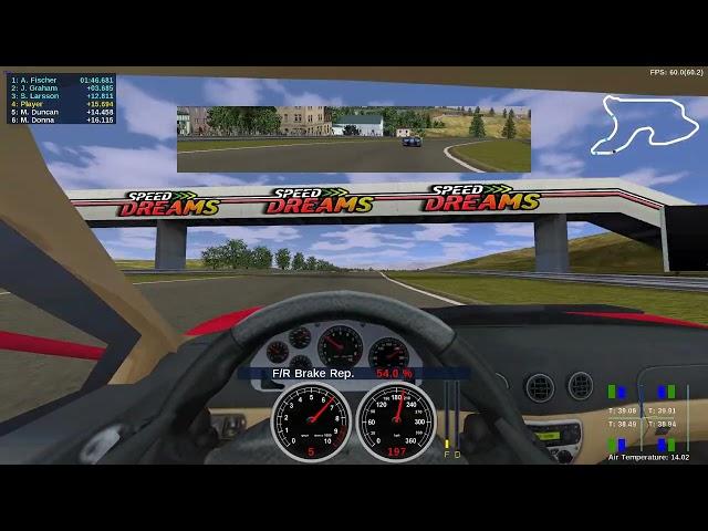 RC Sim Racing Controller - Test 2 (Speed Dreams)