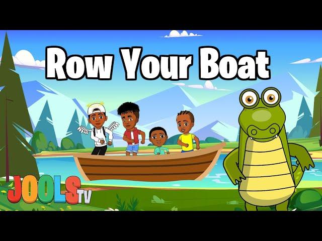 Row Row Row Your Boat | Jools TV Nursery Rhymes & Kids Songs | Fun Songs For Kids