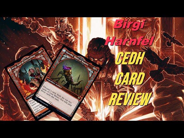 best mono red commander birgi god of storytelling and harnfel horn of bounty cedh card review