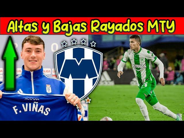 🟣 Altas y BAJAS RAYADOS de MONTERREY para el CLAUSURA 2025! Dos FICHAJES y UNA BAJA! Mercado de TRA