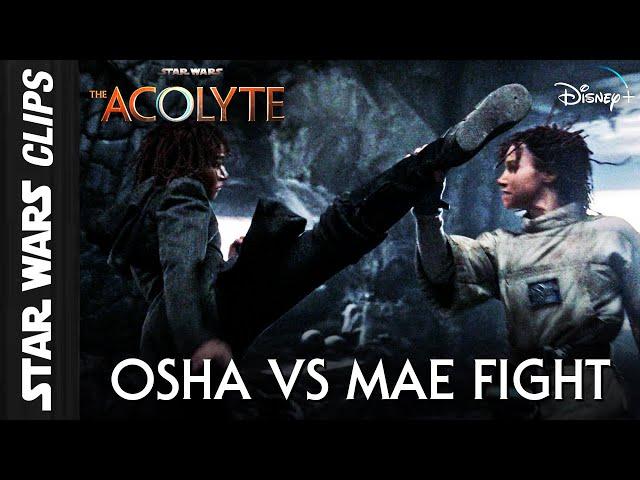 Twins Duke it Out - Mae vs Osha (The Acolyte) | Star Wars Clips