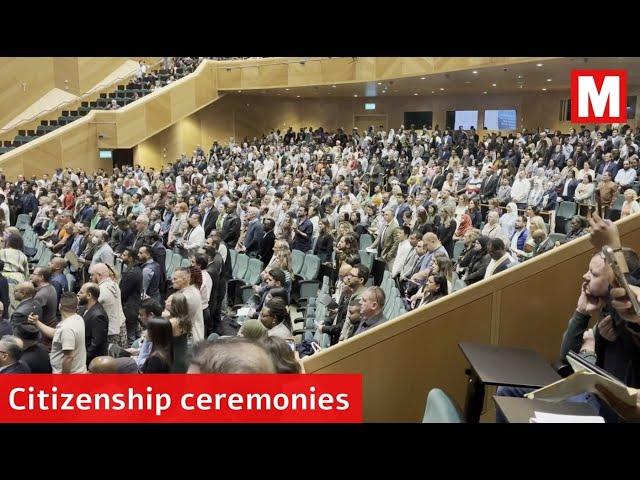 More than 5,400 people attend citizenship ceremonies at the Convention Centre in Dublin