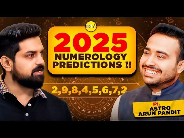 Universal Year Number 1 to 9 Numerology-2025 Predictions, Money & Success ⁠ @astroarunpandit