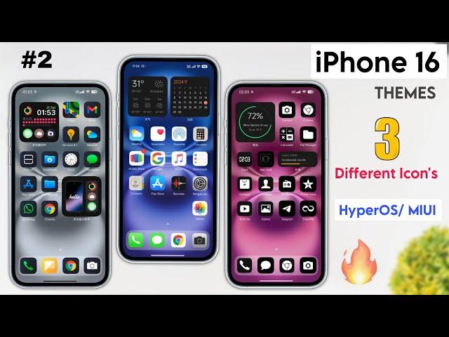 Xiaomi HyperOS & Miui Convert Into iOS 18 Customisation - iphone Themes for Redmi & Poco | PART - 02