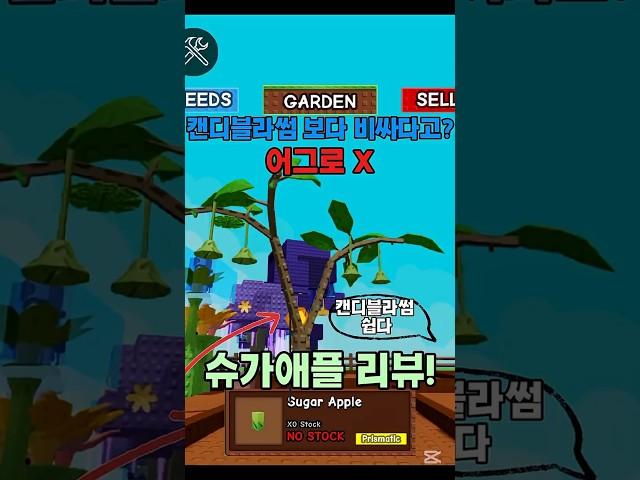 [그로우 어 가든️] 캔디블라썸 보다 비싼 작물이 또 나왔다고?? #로블록스