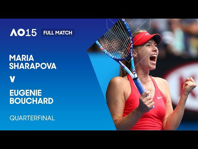 Maria Sharapova v Eugenie Bouchard Full Match | Australian Open 2015 Quarterfinal