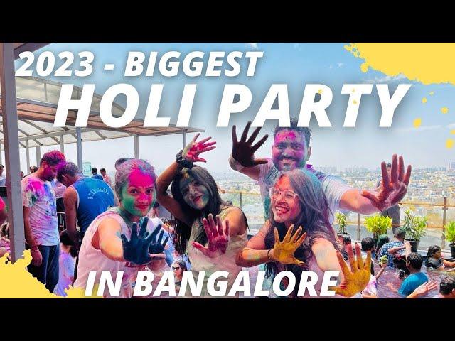 #2023 TOP Holi Party In Bengaluru | 2023 Biggest Holi Party |  Pool Holi Party HOT Girls Holi  Party