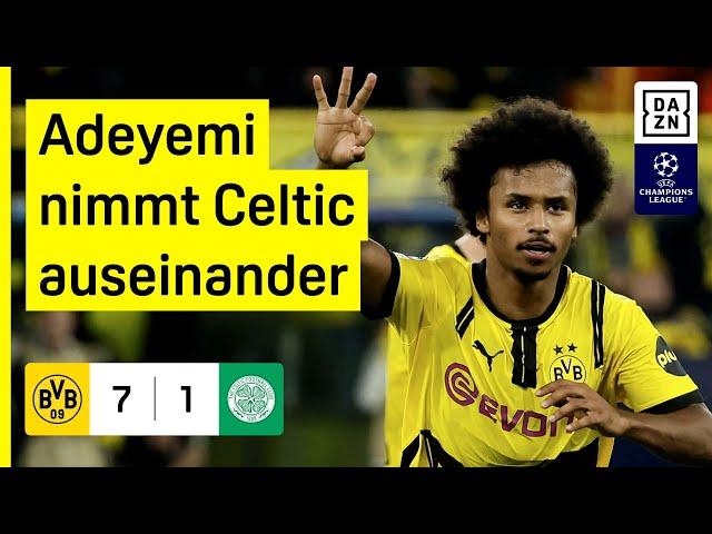 Adeyemi-Show bei Tor-Party des BVB: Dortmund - Celtic Glasgow | UEFA Champions League | DAZN