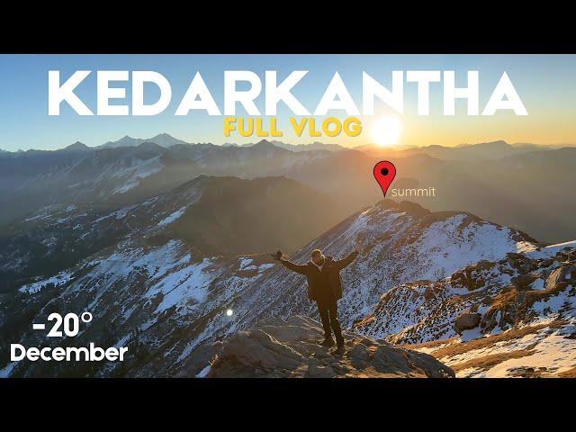 Kedarkantha Trek | (Just in 3 Days) | Winter Treks of Uttarakhand | Full Vlog 2025