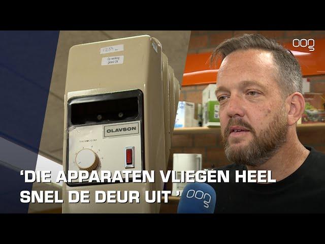 Kringloopwinkels zien run op elektrische kachels en kookplaten