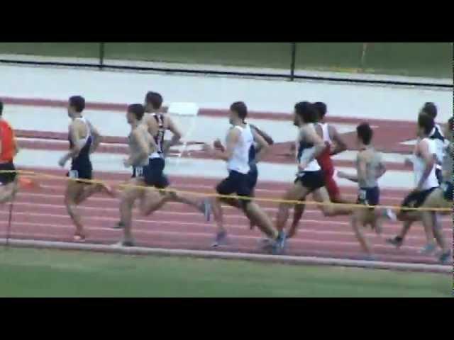 Big East Outdoors 2012 - Men's 1500m final: RAE 1st, SHAWEL 2nd