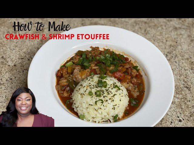 Crawfish and Shrimp Etouffee | Shrimp Dish | Creole Cooking | Cook With Me | KitchenNotesfromNancy