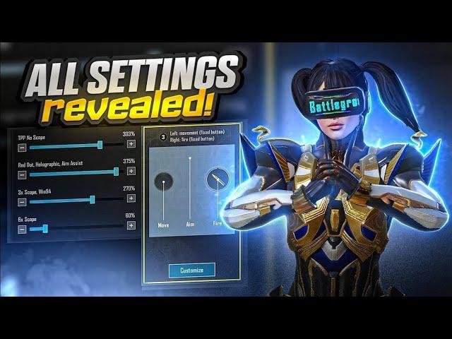 (2024) KEMO New 3.0 Sensitivity Settings/ Kemo 4 Finger Control Code | BGMI/PUBG MOBILE