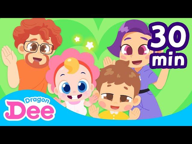  Peek-A-Boo Song Compilation  | Mother Goose Nursery Rhymes  | Dragon Dee Kids Songs