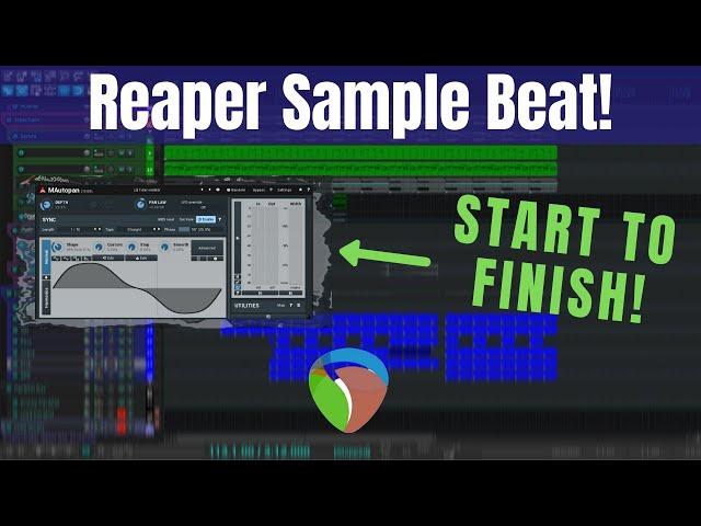 How to Make a CLEAN Sample Beat in Reaper (Reaper Beat Tutorial)