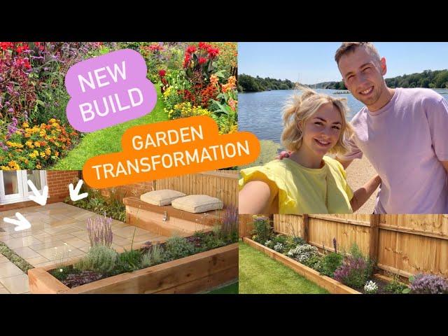 A VERY SUNNY WEEK️ PART 2 | NEW BUILD GARDEN TRANSFORMATION | Lily&Ashley