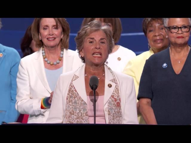 House Democratic Leader Nancy Pelosi at DNC 2016