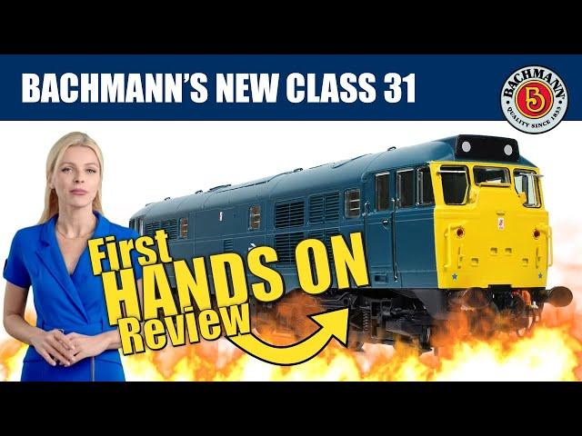 First Hands On Review of the NEW Bachmann Class 31 Model Railway Locomotive OO Scale