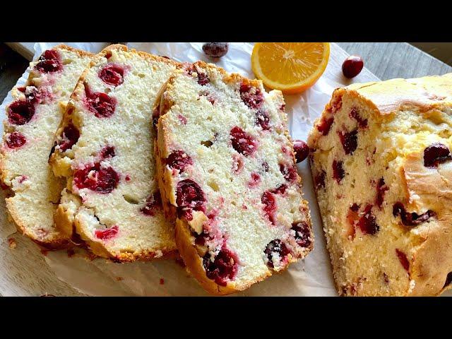 BEST EVER Cranberry Orange Bread