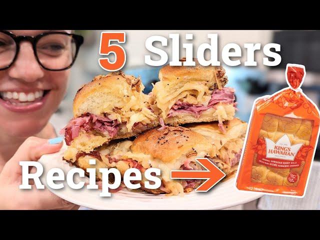 5 *YUMMY* SLIDERS RECIPES FOR YOUR FAMILY OR A CROWD!