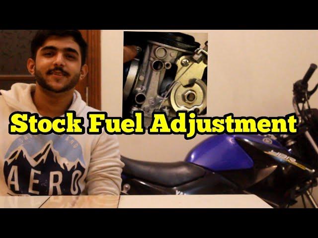 Yamaha YBR Stock Fuel Adjustment | How to get best fuel average | Carburetor Mixture.