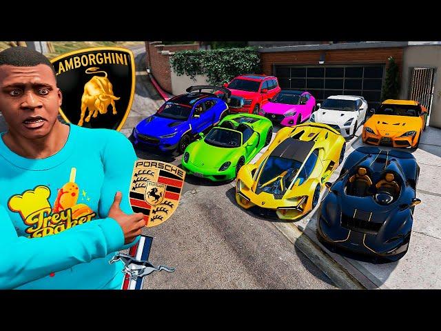 COLECIONANDO CARROS TRILIONÁRIOS DO FRANKLIN NO GTA 5