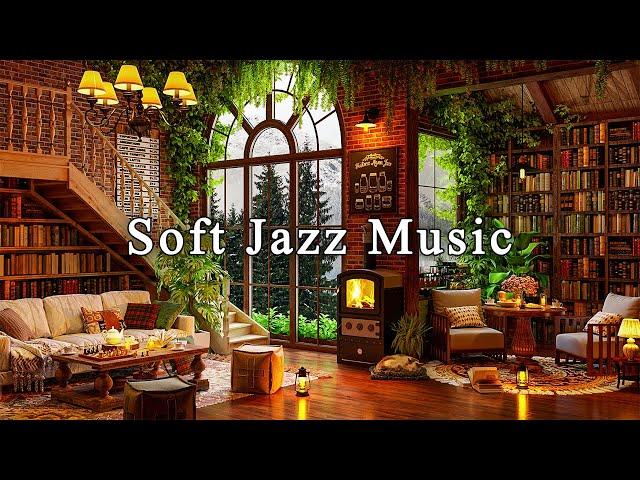 Relaxing Jazz Music & Cozy Coffee Shop  Soft Instrumental Jazz for Working or Studying