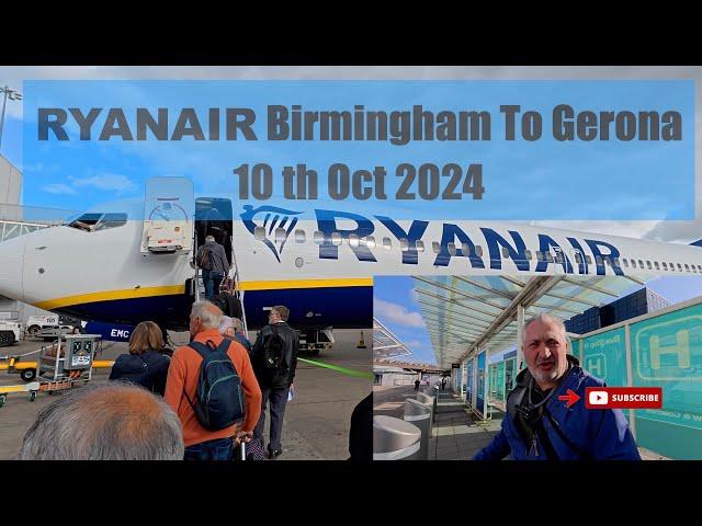 Ryanair Birmingham to Gerona 10th Oct  2024 using Dji action 5 pro