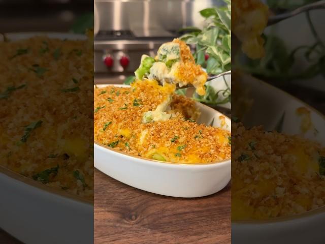 Cheesy broccoli au gratin