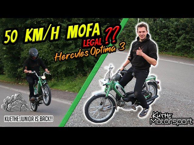 50 km/h Mofa - LEGAL?? | Hercules Optima 3 | Moped | 50km/h | Küthe Motorsport