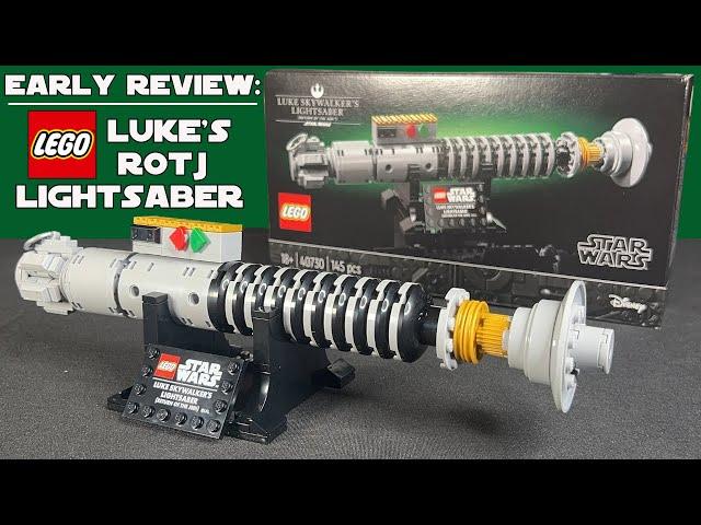 EARLY REVIEW: LEGO LUKE SKYWALKER'S LIGHTSABER (Star Wars GWP Set 40730)