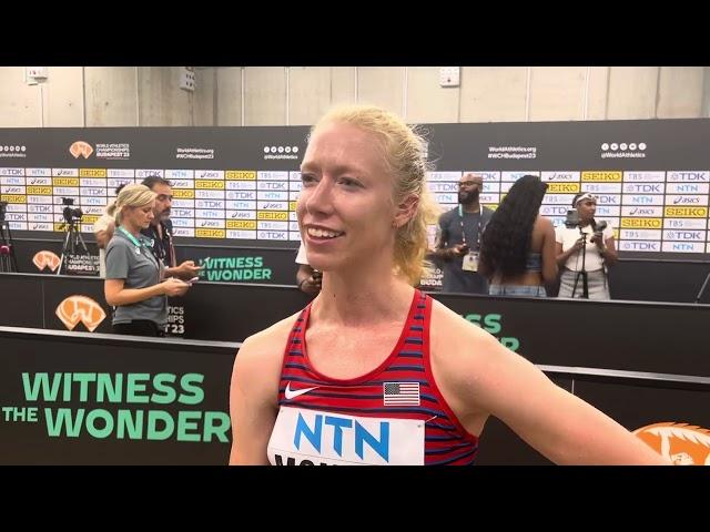 Alicia Monson is PUMPED after finishing 5th in 2023 Worlds 10,000.