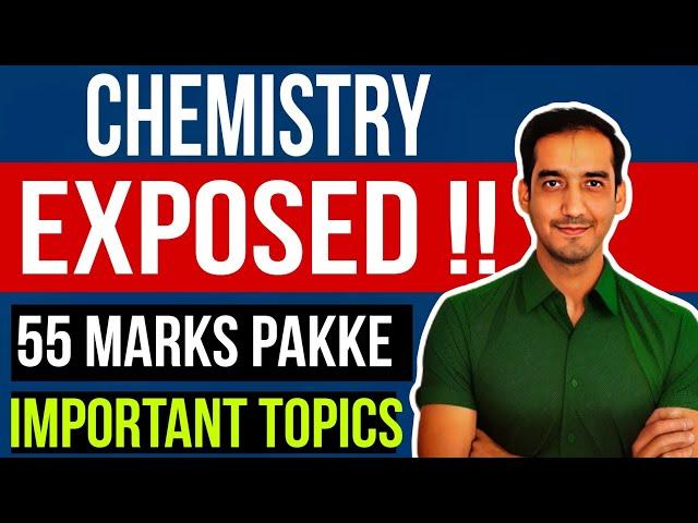 Most Important Topics |Chemistry Board Exam | Class 12| Sourabh Raina