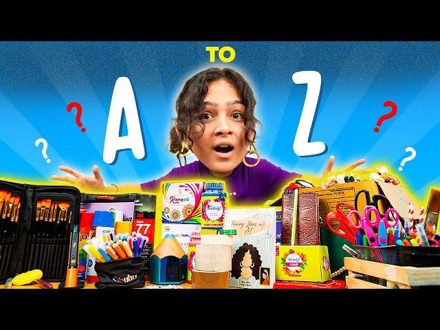 My Complete Stationery Collection from A to Z  #haul #challenge #craft