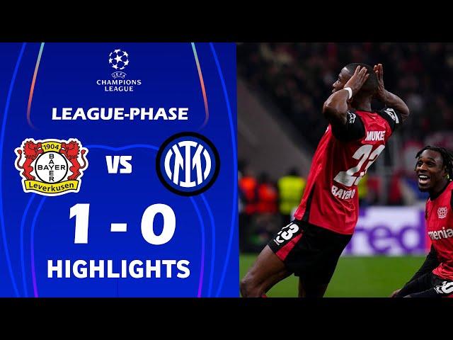 Bayer 04 Leverkusen gegen Inter (1:0) Highlights & Alle Tore | UEFA Champions League 2024/25